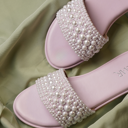 Pastel Pink & Pearl Flats