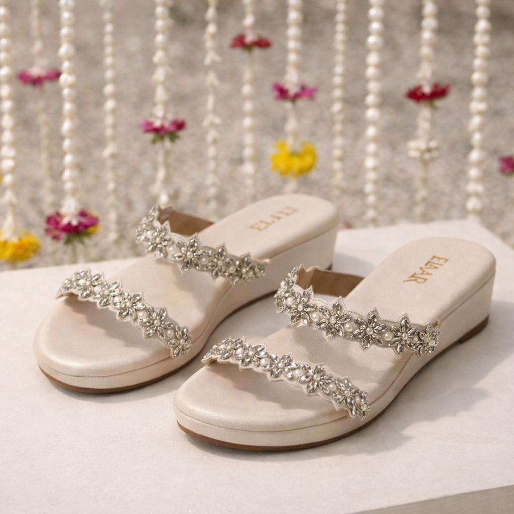 Celeste Rhinestone Wedges