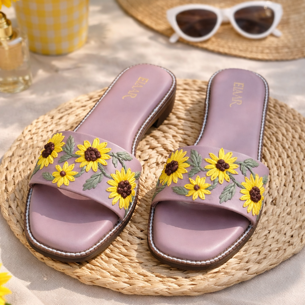 Old Rose Sunflower Flats