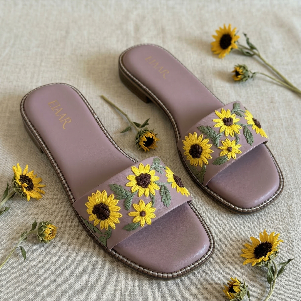 Old Rose Sunflower Flats