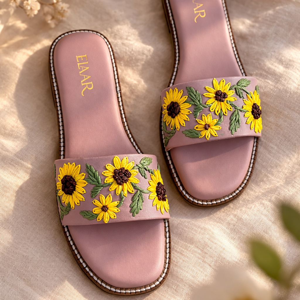 Old Rose Sunflower Flats