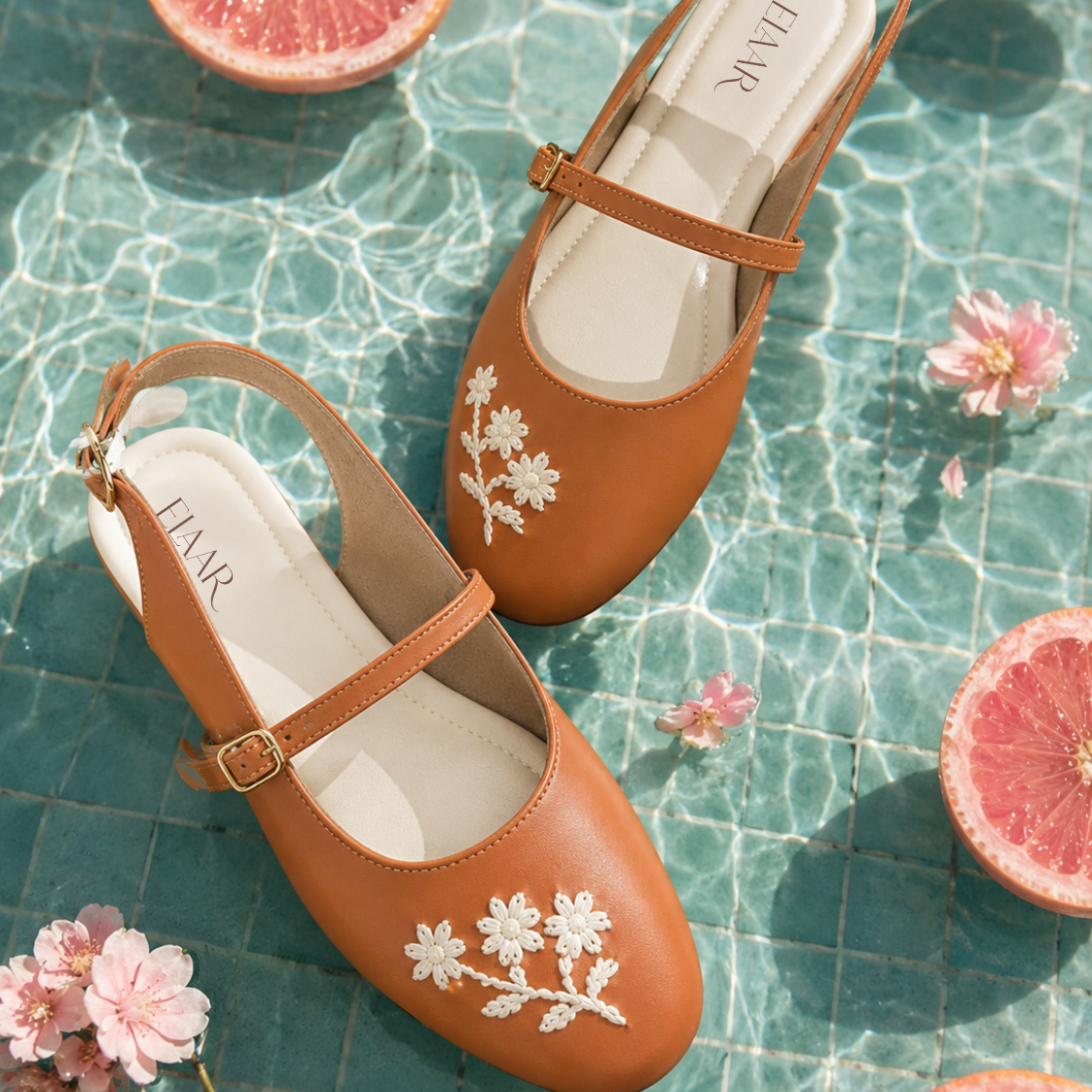 Tan Mary Jane Sandals