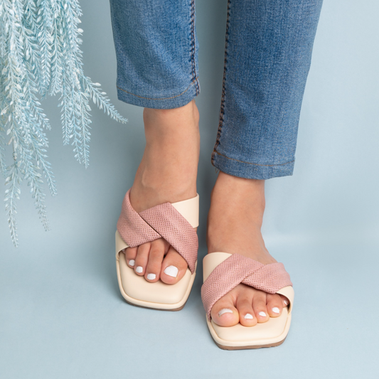 Bubblegum Wrap Around Flats